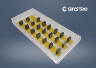 レーザーの印のマーカーを造るためのCrystro 3x3 Nd YAGレーザーの水晶
