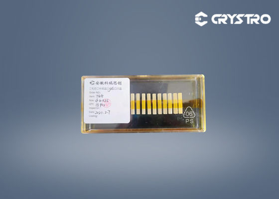 25mm磁気光学TB3Ga5O12 TGGの水晶の高いFeldの定数