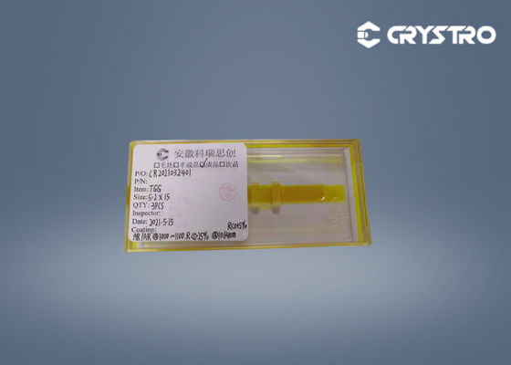 3.8x15mm磁気光学TGGファラデーの回転子の水晶